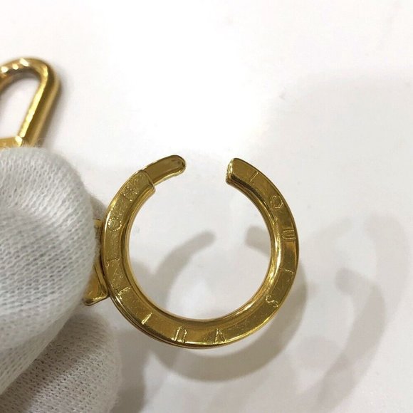 LOUIS VUITTON Monogram reverse Chenne-Daufine Key Holder Key Ring charm - Picture 10 of 11